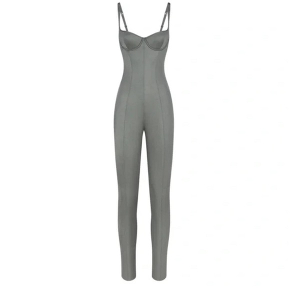 SKIMS Pants - SKIMS Gray Jumpsuit Balconette